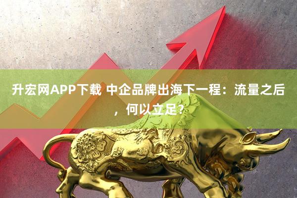 升宏网APP下载 中企品牌出海下一程：流量之后，何以立足？