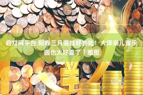 启灯网平台 阳春三月遛娃好去处！大泽湖儿童乐园也太好耍了｜组图